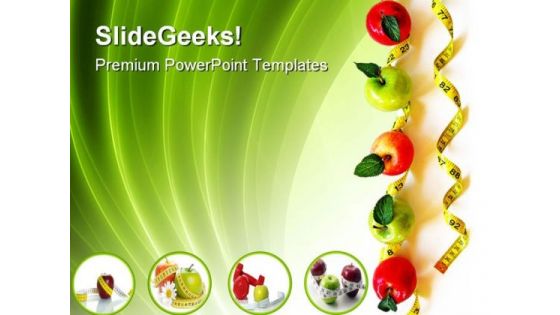 Dieting Collage Health PowerPoint Templates And PowerPoint Backgrounds 0211