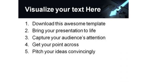 Different Directions Arrow Shapes PowerPoint Themes And PowerPoint Slides 0611