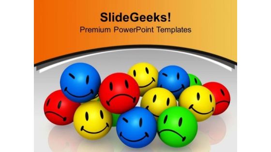 Different Expressions Individuality PowerPoint Templates Ppt Backgrounds For Slides 0213