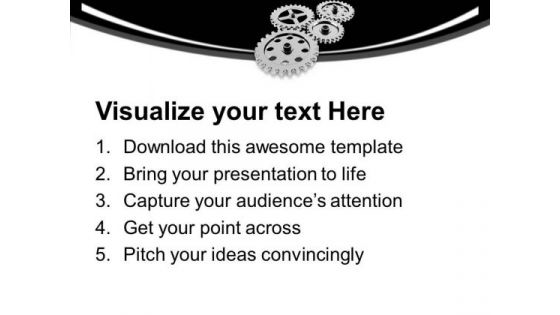 Different Gears With Solution Technique PowerPoint Templates Ppt Backgrounds For Slides 0713