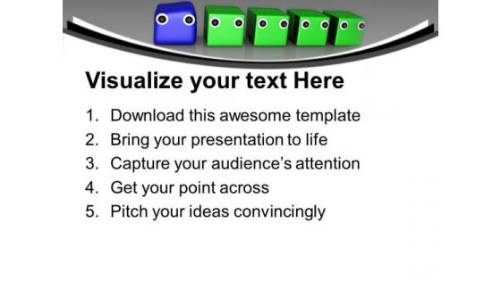 Different Individuality Leadership PowerPoint Templates Ppt Backgrounds For Slides 0113