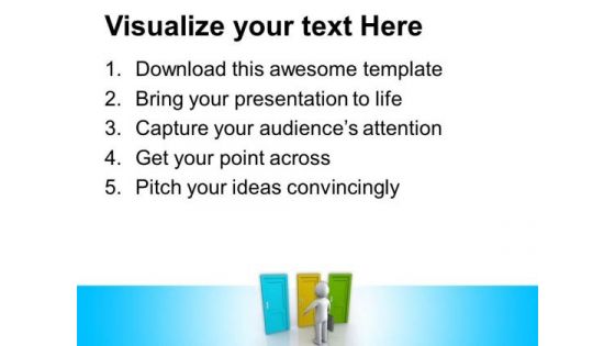 Different Opportunities Choice Concept PowerPoint Templates Ppt Backgrounds For Slides 0413
