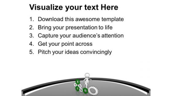 Difficulties Make You Strong PowerPoint Templates Ppt Backgrounds For Slides 0613