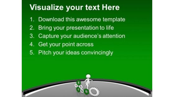 Difficulties Make You Strong PowerPoint Templates Ppt Backgrounds For Slides 0613