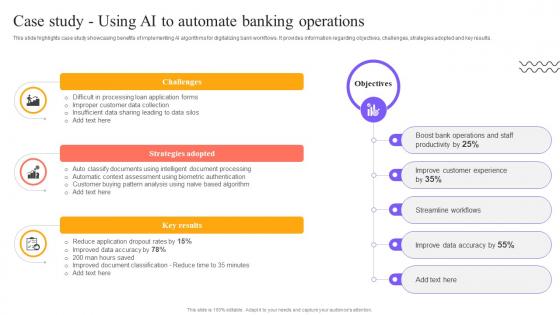 Digital Approach To Client Case Study Using AI To Automate Banking Operations