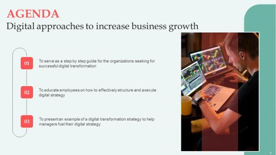 Digital Approaches To Increase Business Growth Ppt Powerpoint Presentation Complete Deck With Slides