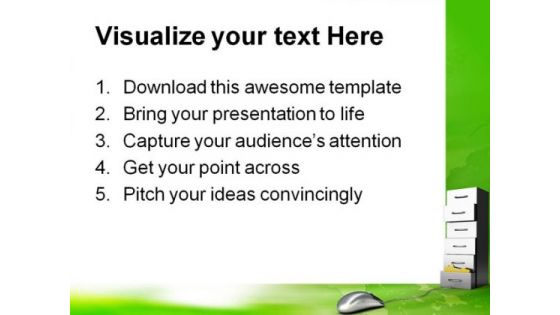Digital Archive Mouse PowerPoint Templates And PowerPoint Backgrounds 0311