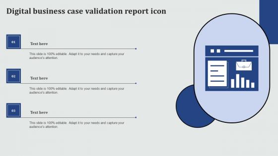 Digital Business Case Validation Report Icon Clipart Pdf Digital Business Case Validation Report Icon Clipart Pdf