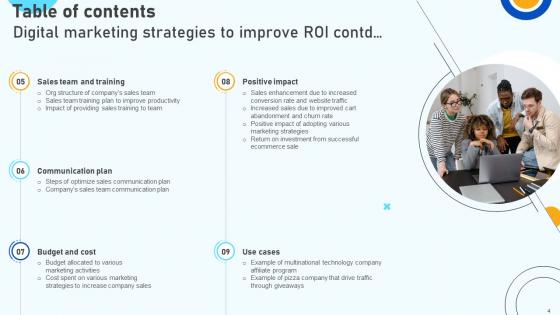 Digital Marketing Strategies To Improve ROI SA CD V
