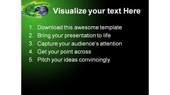 Digital Pointer Globe PowerPoint Themes And PowerPoint Slides 0511