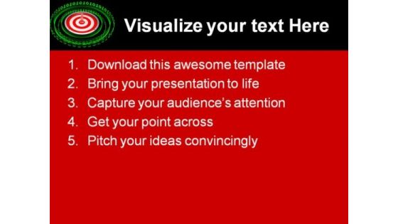 Digital Target Business PowerPoint Templates And PowerPoint Backgrounds 0511