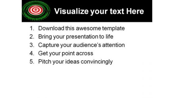Digital Target Business PowerPoint Themes And PowerPoint Slides 0511