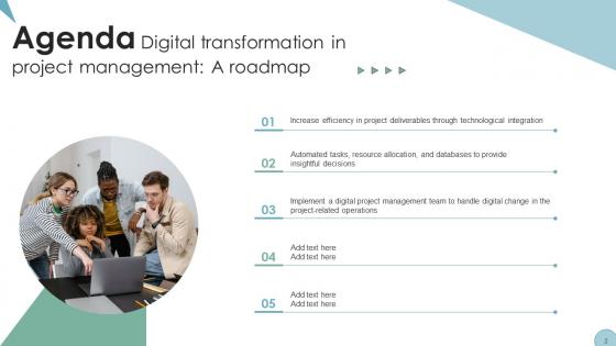 Digital Transformation In Project Management A Roadmap Ppt Powerpoint Presentation Complete Deck