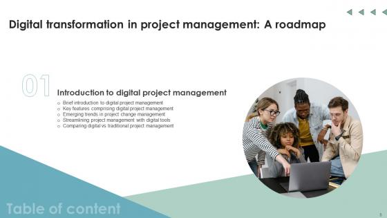 Digital Transformation In Project Management A Roadmap Ppt Powerpoint Presentation Complete Deck