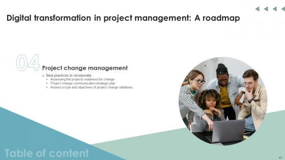 Digital Transformation In Project Management A Roadmap Ppt Powerpoint Presentation Complete Deck
