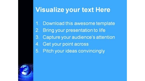 Digital World Conceptual Earth PowerPoint Themes And PowerPoint Slides 0611