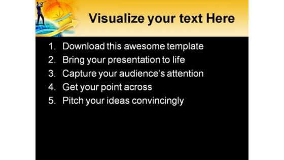 Direction Business Future PowerPoint Template 1110