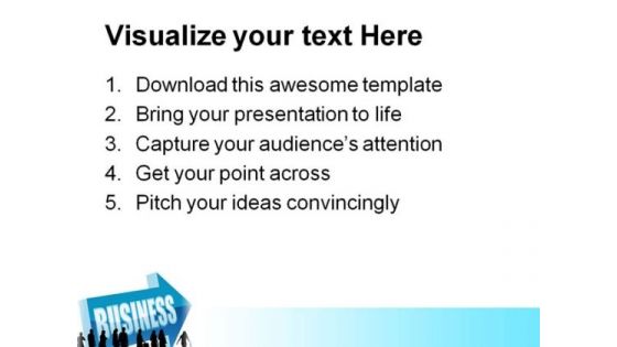 Direction Business People PowerPoint Themes And PowerPoint Slides 0611