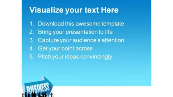 Direction Business People PowerPoint Themes And PowerPoint Slides 0611