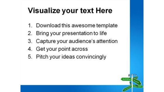 Directional Concept Business PowerPoint Templates And PowerPoint Backgrounds 0811