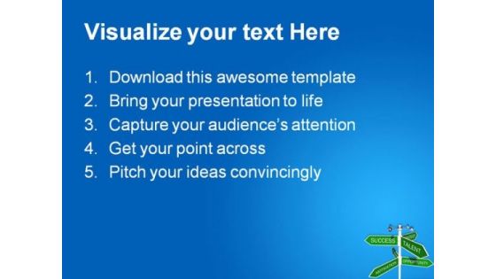 Directional Concept Business PowerPoint Themes And PowerPoint Slides 0811