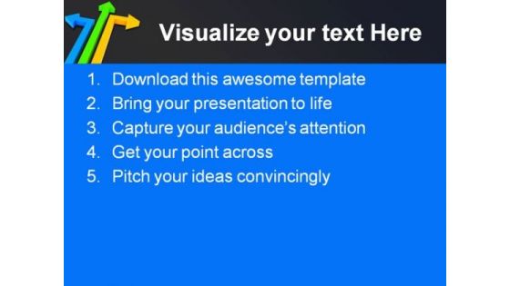 Directions Symbol PowerPoint Template 0810
