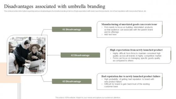 Disadvantages Associated With Umbrella Branding Strategies For Achieving Mockup Pdf