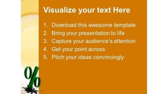 Discount Percent Sign PowerPoint Templates And PowerPoint Themes 1012