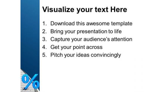 Discount Percentage Business PowerPoint Templates Ppt Backgrounds For Slides 0213