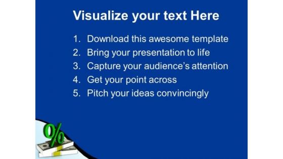 Discounted Money Business Concept PowerPoint Templates Ppt Backgrounds For Slides 0513