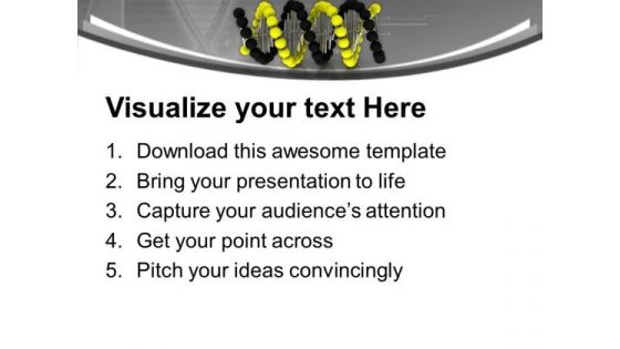 Discover The Dna Structure PowerPoint Templates Ppt Backgrounds For Slides 0613