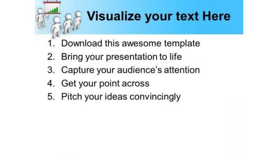 Discuss Business Results With Teammates PowerPoint Templates Ppt Backgrounds For Slides 0613