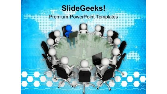 Discuss Matters With Team PowerPoint Templates Ppt Backgrounds For Slides 0513