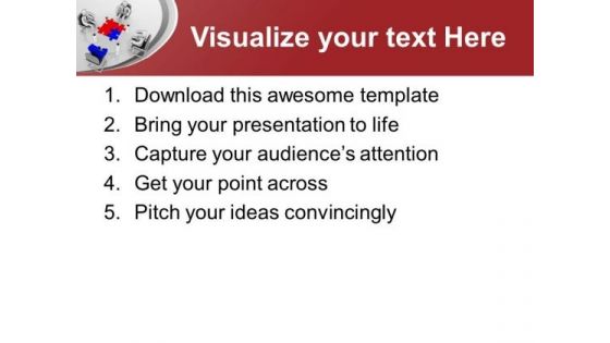 Discuss Problem With Team And Solve Them PowerPoint Templates Ppt Backgrounds For Slides 0613