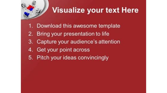 Discuss Problem With Team And Solve Them PowerPoint Templates Ppt Backgrounds For Slides 0613