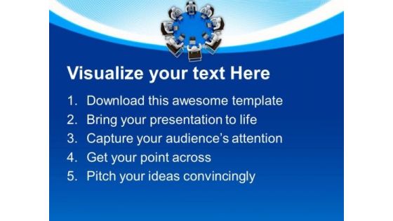Discuss Problems With Team PowerPoint Templates Ppt Backgrounds For Slides 0513