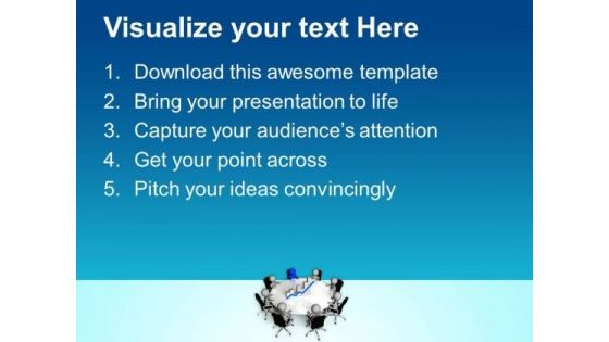 Discuss Reviews Of Business With Team PowerPoint Templates Ppt Backgrounds For Slides 0613