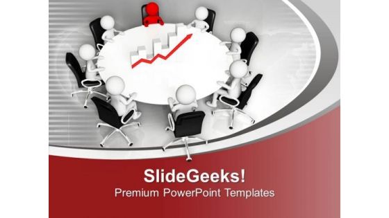 Discuss The Business Result With Team PowerPoint Templates Ppt Backgrounds For Slides 0613