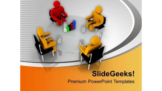 Discuss The Result Of Finance PowerPoint Templates Ppt Backgrounds For Slides 0713