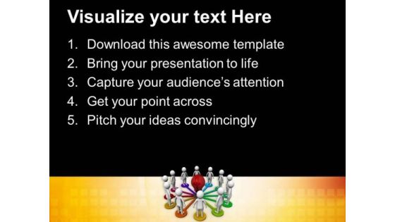 Discussion For A New Business Concept PowerPoint Templates Ppt Backgrounds For Slides 0713