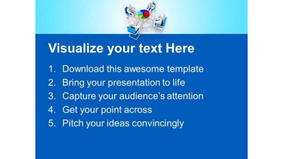 Discussion Of Pie Chart For Business Result PowerPoint Templates Ppt Backgrounds For Slides 0613
