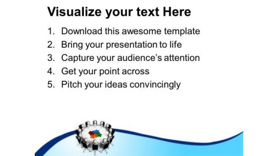 Discusss The Business Problems In Team Meeting PowerPoint Templates Ppt Backgrounds For Slides 0613