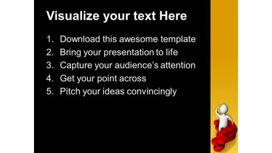 Disoriented Man Business Concept PowerPoint Templates Ppt Backgrounds For Slides 0413