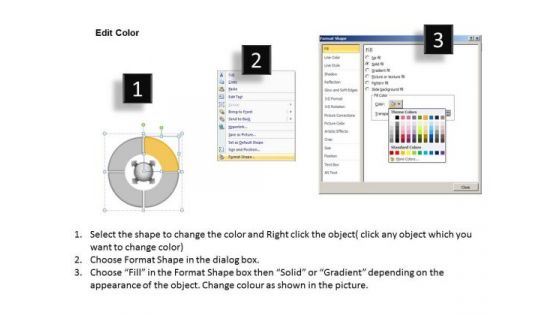 Distinct View Of An Issue Circularly Described Diagram PowerPoint Templates