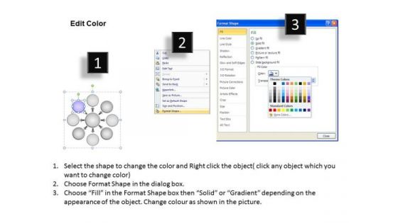 Diverging And Converging Process 8 Stages Cycle Layout PowerPoint Slides