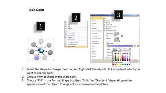 Diverging Arrow Process Diagram Ppt Relative Circular Flow PowerPoint Template