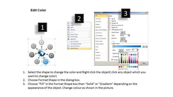 Diverging Arrow Process Diagram Ppt Relative Circular Flow PowerPoint Templates