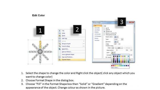 Diverging Arrows Organizational Workflow Model Cycle Process Diagram PowerPoint Slides
