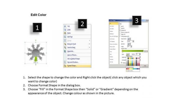 Diverging Arrows Pointing Specific Directions Ppt Cycle Process PowerPoint Slide