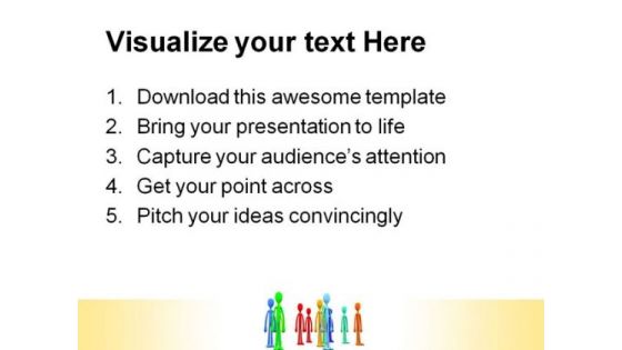 Diversity Crowd Communication PowerPoint Themes And PowerPoint Slides 0611